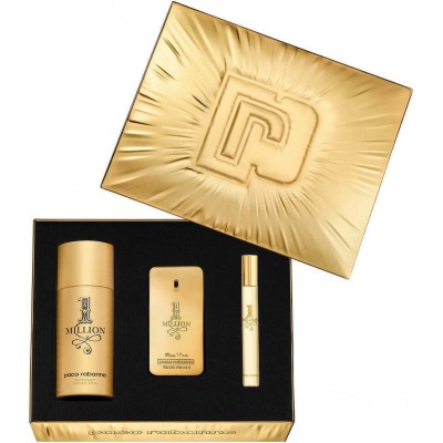 PACO RABANNE 1 Million SET: EDT 50ml + deo spray 150ml + EDT 10ml